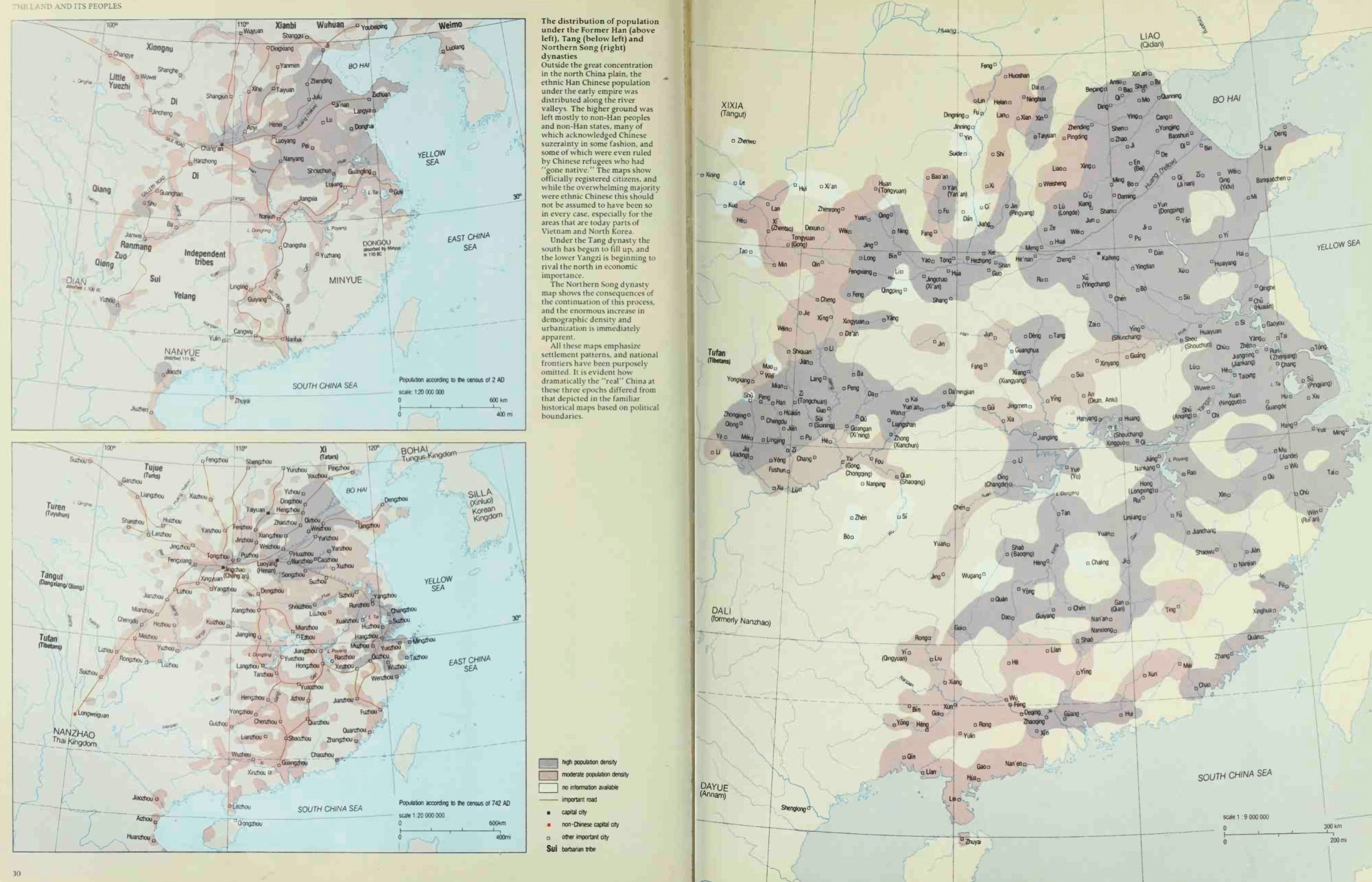 Chinese population distribution
